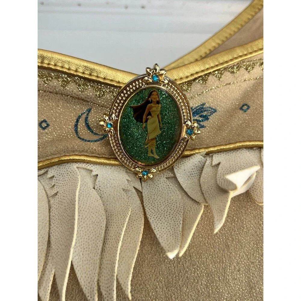 Disney Store Pocahontas Girl’s Costume, Shoes & Accessories Sz 10 Retired